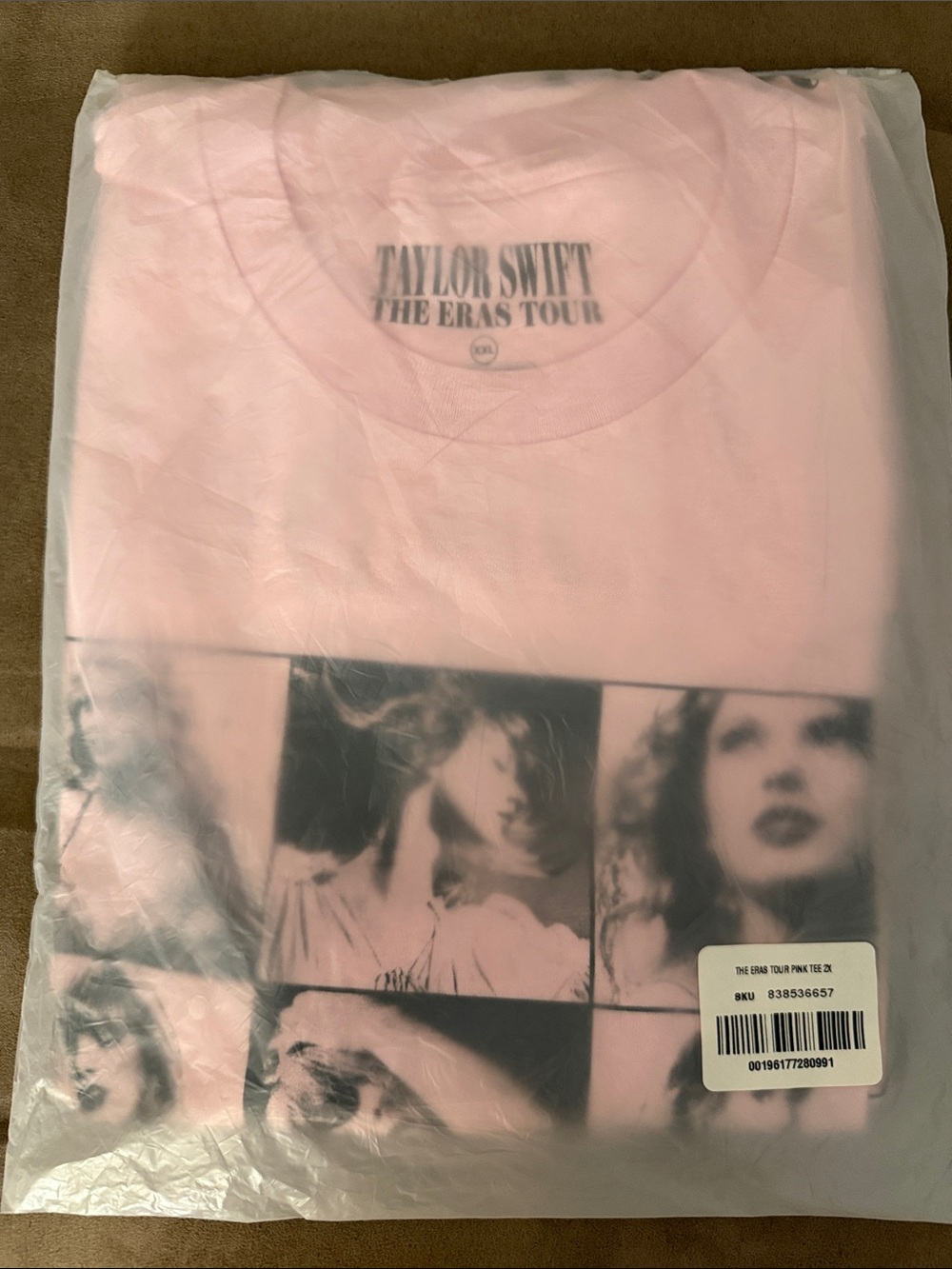 Taylor Swift Pink The Eras Tour Photo Grid Tee - Women